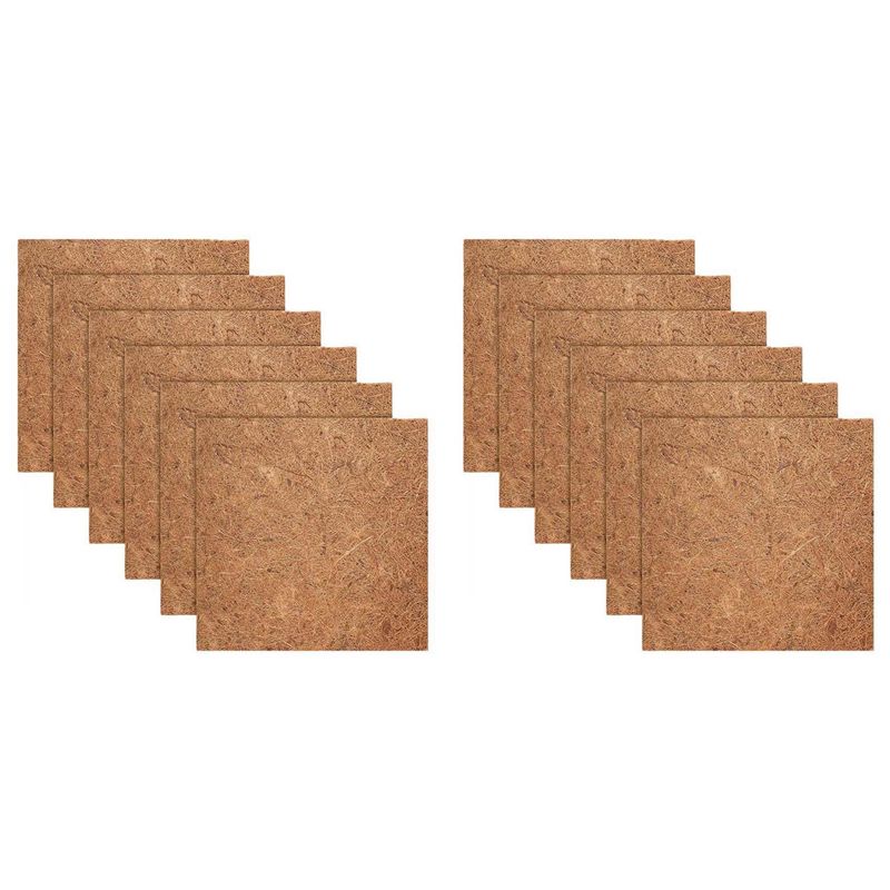 Substrate Coconut Fiber - เสื่อใยมะพร้าวธรรมชาติ A84E-2X, พรมสำหรับสัตว์เลื้อยคลาน, วัสดุรองพื้นสำหรับเลี้ยงสัตว์ในตู้เลี้ยง เช่น จิ้งจก