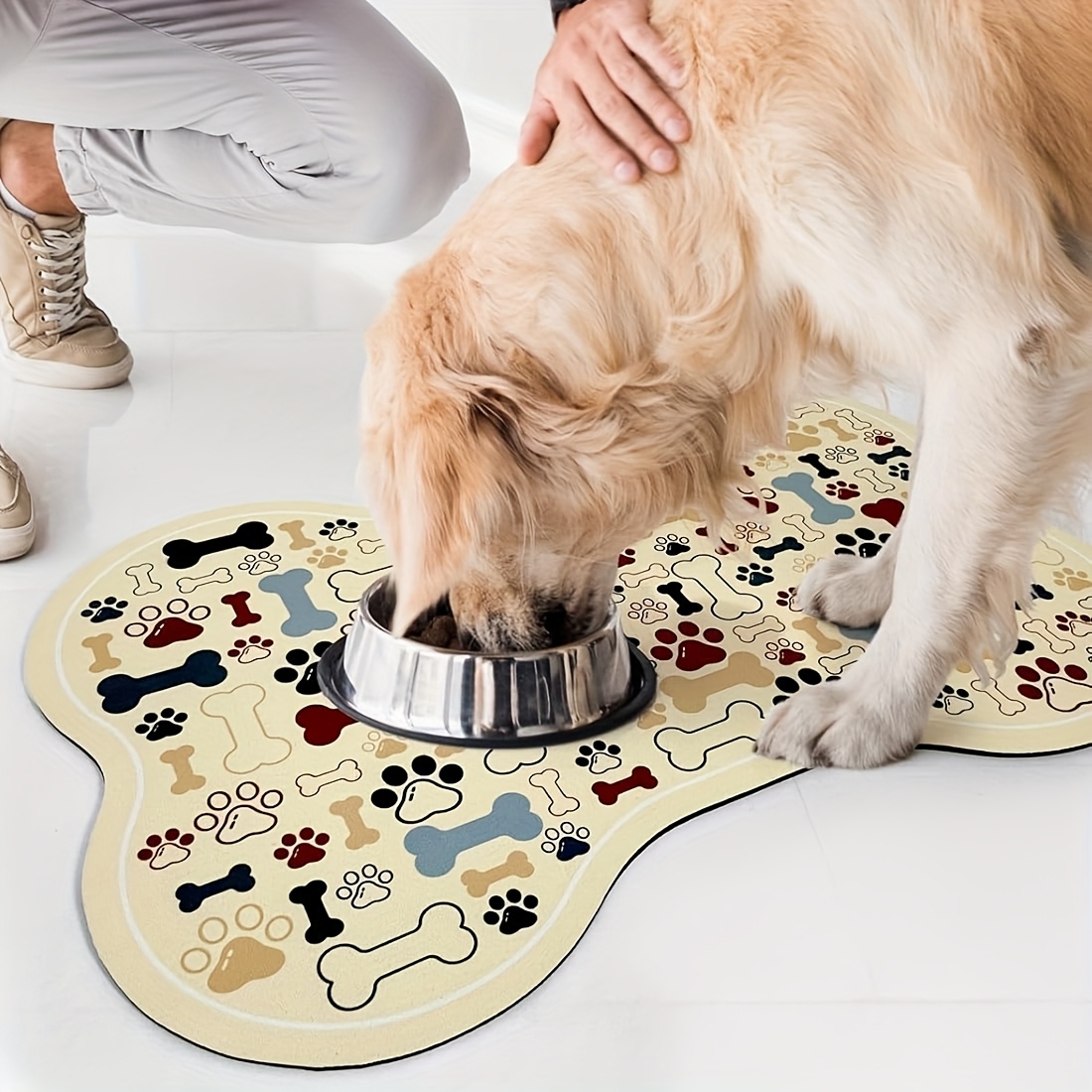 แผ่นรองอาหารสุนัขกันลื่นลายก้า - Royal Canin Food Medium บทวิจารณ์และราคา