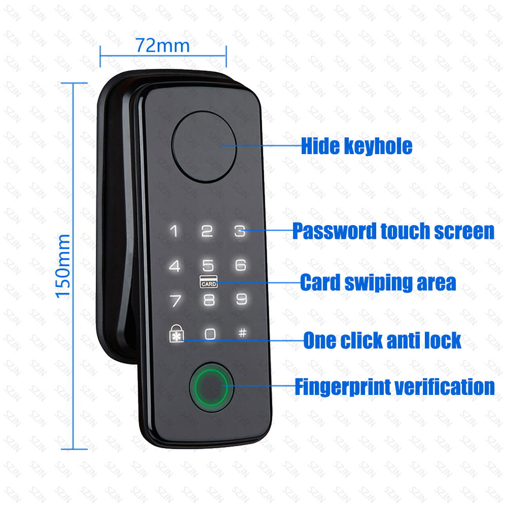TTLock อัตโนมัติสมาร์ทล็อคลายน - Glass Door Hinge บทวิจารณ์และราคา