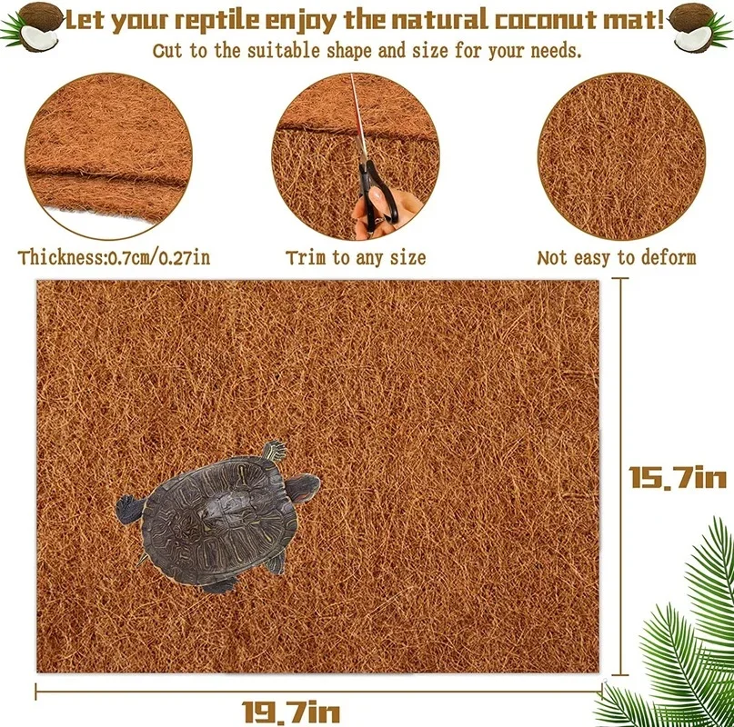 พรมใยมะพร้าวธรรมชาติสำหรับสัตว - Substrate Coconut Fiber บทวิจารณ์และราคา