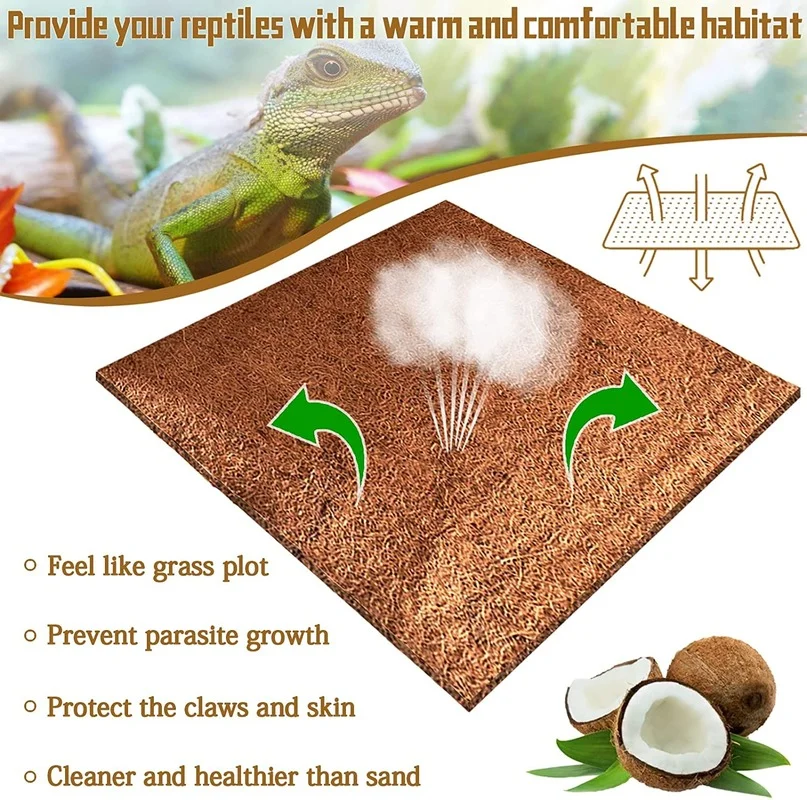 พรมใยมะพร้าวธรรมชาติสำหรับสัตว - Substrate Coconut Fiber บทวิจารณ์และราคา