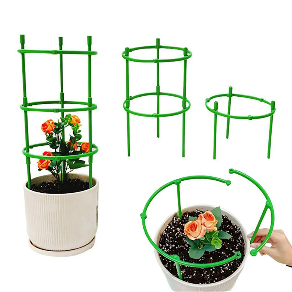 เสาค้ำต้นไม้พลาสติกครึ่งวงกลม  - Vine Climbing Plastic บทวิจารณ์และราคา