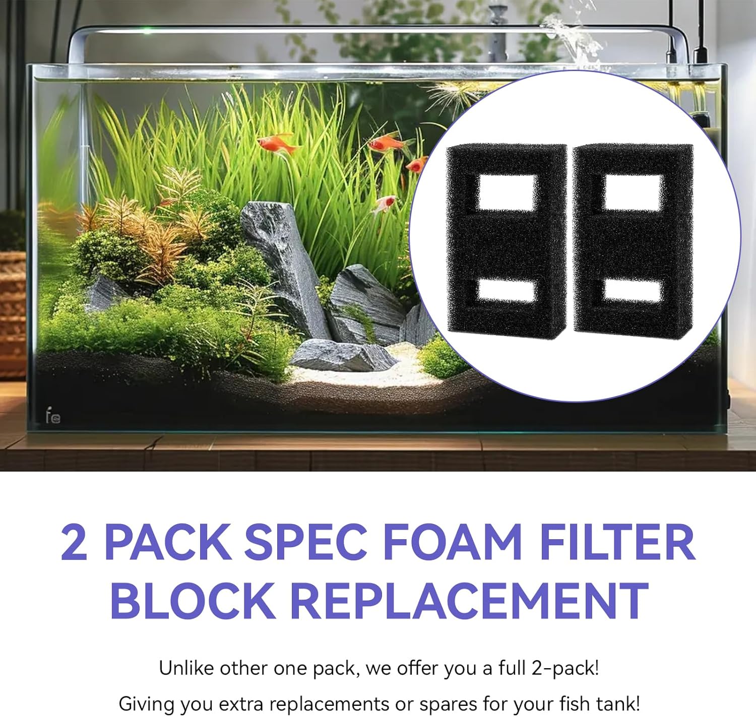 แผ่นกรองโฟมที่ใช้ร่วมกันได้สำห - Fluval Aquarium Spec บทวิจารณ์และราคา