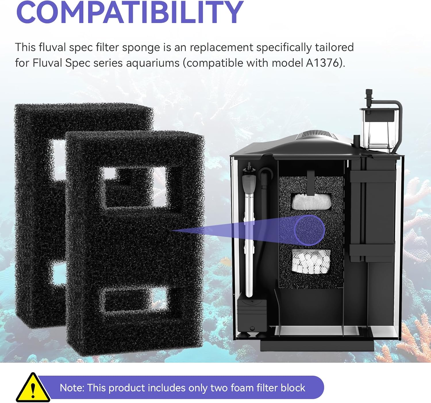แผ่นกรองโฟมที่ใช้ร่วมกันได้สำห - Fluval Aquarium Spec บทวิจารณ์และราคา
